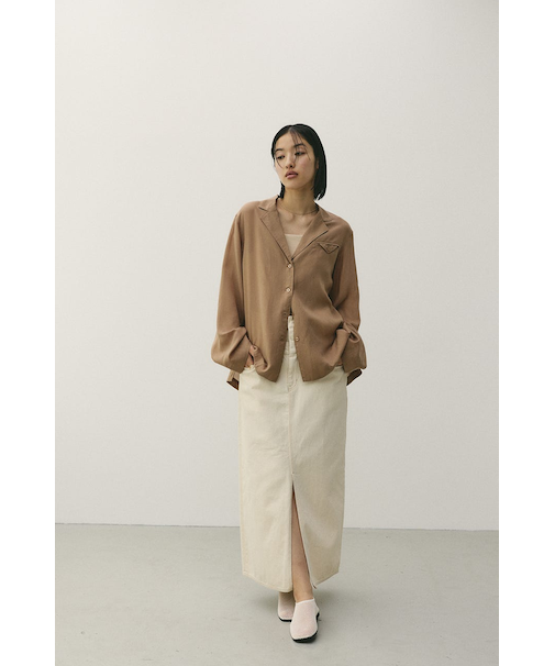 テーラーカラーオープンシャツ