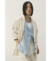 テーラーカラーオープンシャツ