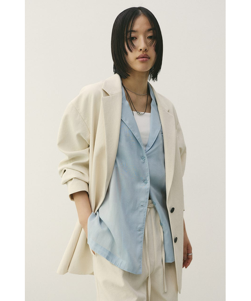 テーラーカラーオープンシャツ