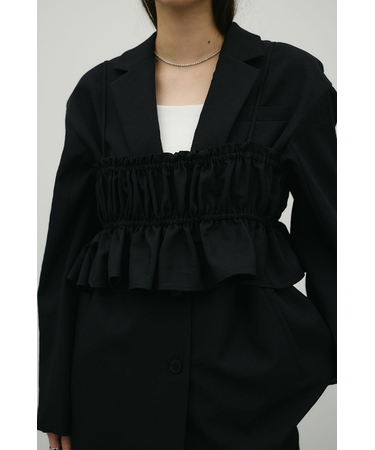 ハイラインフリルビスチェ