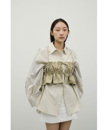 ハイラインフリルビスチェ