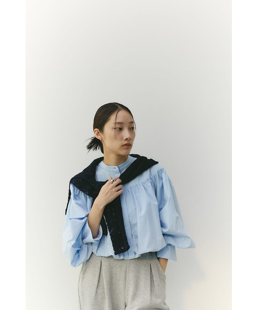 ギャザーバルーンブラウス