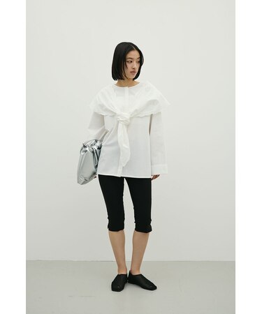 カットワークカラーブラウス