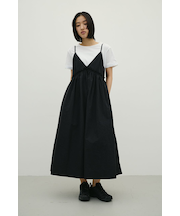 ギャザーVキャミワンピース