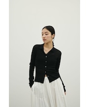 スキッパーニットトップ