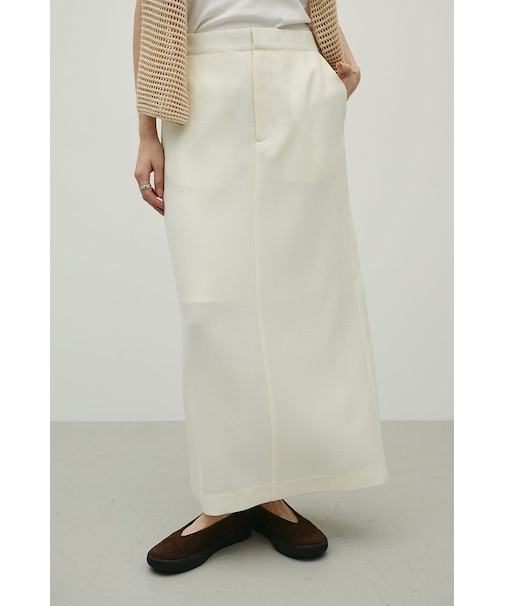 リネンライクストレートスカート