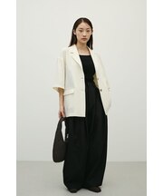 リネンライクテーラージャケット