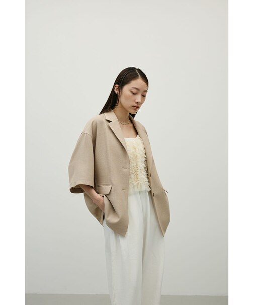 リネンライクテーラージャケット