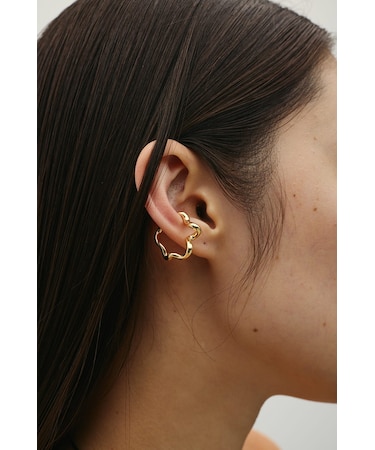 ウェーブラインイヤーカフ