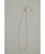 オーバルチェーンネックレス