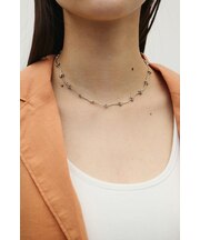 ウェーブデザインチェーンネックレス