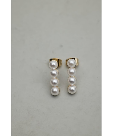 イミテーションパールピアス