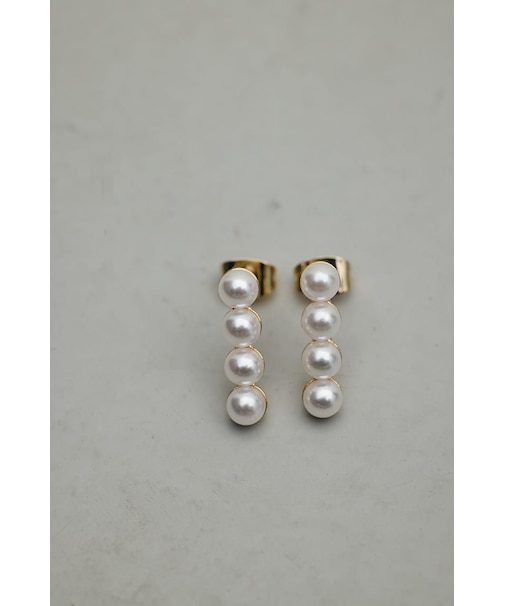 イミテーションパールピアス