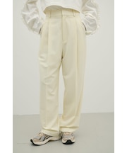 ベーシックツータックパンツ