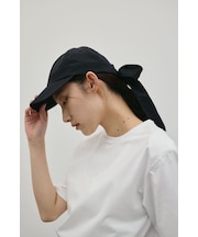 バックリボンキャップ