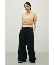 フラワージャガードニット