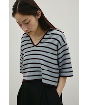 スキッパーニットポロ