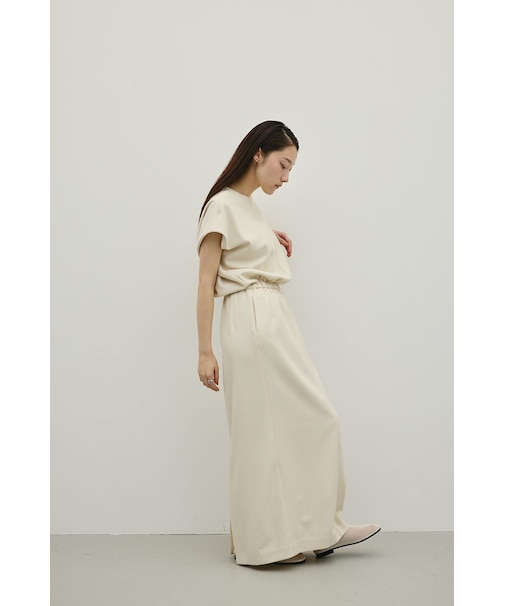 リネンミックスボクシーワンピース