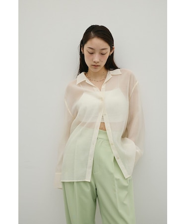 シアーオーバーシャツ