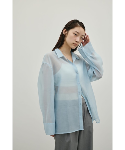 シティショップ オー 24AW シアーシャツ 24050042500130 長袖 CITYSHOP (シティショップ) □ ⑤ 24050042500130 