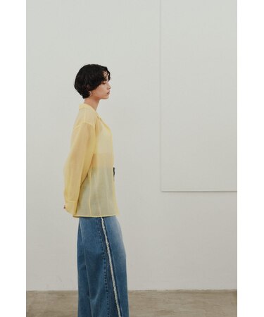 シアーオーバーシャツ