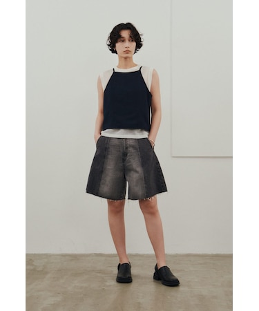 カットオフハーフデニム