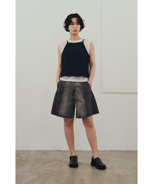 カットオフハーフデニム