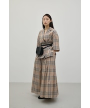 シアーチェックジャケット