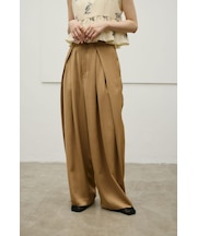 サテンラップワイドパンツ