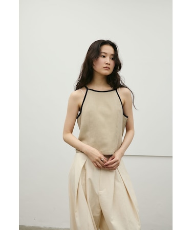 セットアップバイカラーキャミ