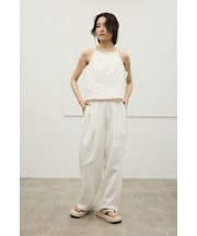 セットアップバイカラーパンツ