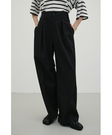 バックタックワイドパンツ