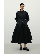 レイヤードシャツワンピース