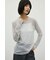 シアースキンニットトップ