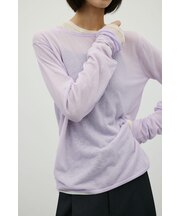 シアースキンニットトップ