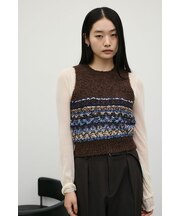 フェアアイルニットベスト