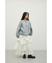 フロントジップダンボールスウェット