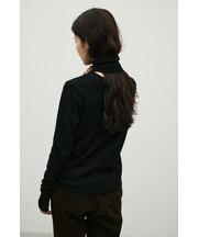 ウォッシャブル2WAYハイネックニット