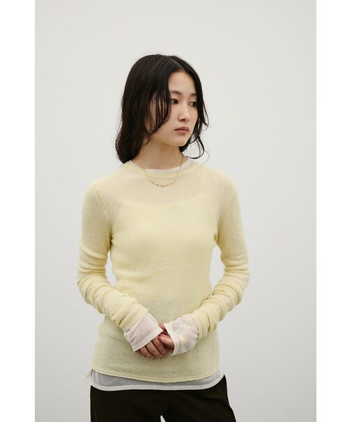 ロングスリーブソフトニット