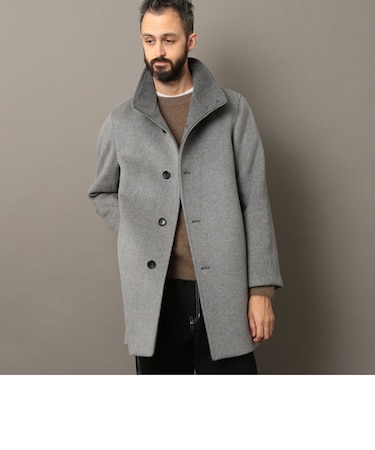 BY ダブルフェイス メルトン レイズドネック コート