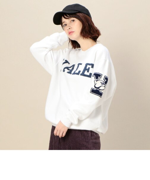 【別注】＜YALE University＞ロゴクルーネックスウェット