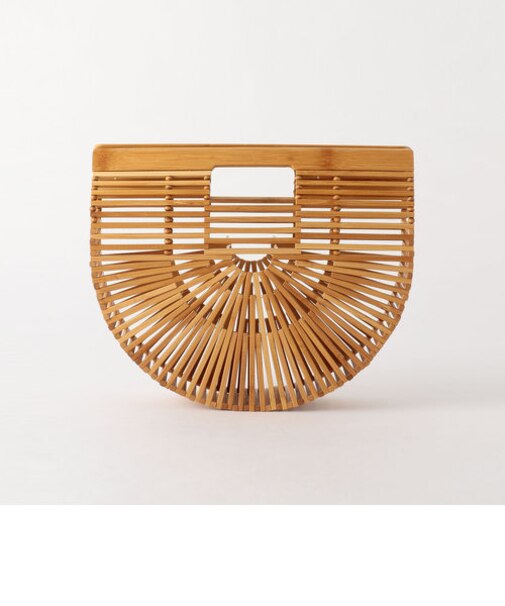 ＜CULT GAIA＞ARK SMALL ナチュラル/カゴバッグ