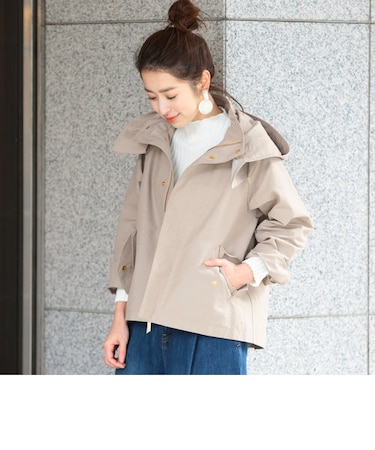 BY∴ グログランフードマウンテンパーカー -撥水加工-