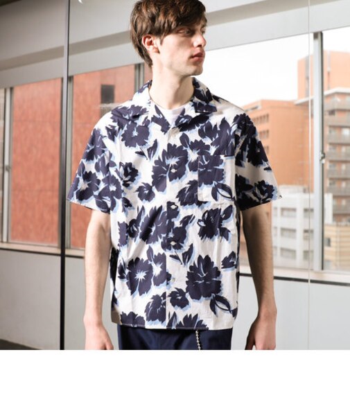 【WEB限定】 by アロハプリント オープンカラー シャツ