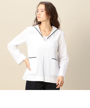 ＜ALEXACHUNG＞セーラーカラートップス