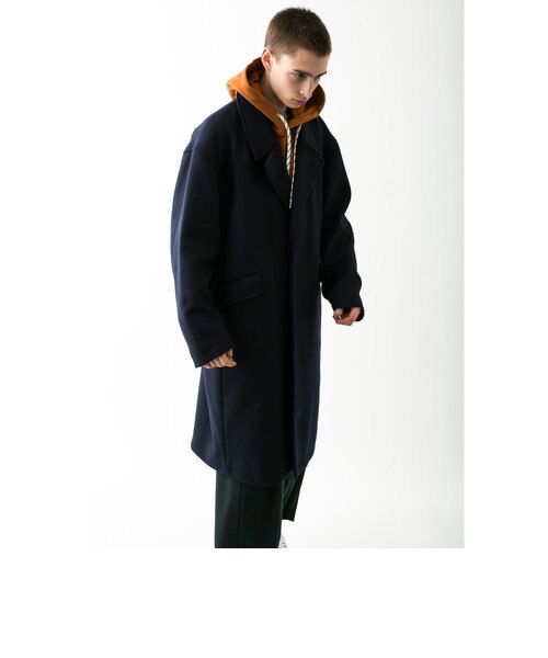 【最終値下げ】monkeytime KRZ MELTON OVER COAT monkey time＞ KRZ MELTON OVER COAT/オーバーコート