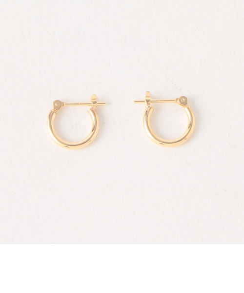 BEAUTY&YOUTH BY K10 パイプフープピアス ゴールドフープピアス