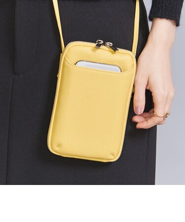 レザー ジップスリム ウォレットショルダー