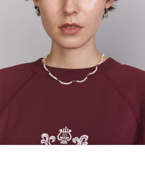 ＜ucalypt＞パール フラワー ネックレス