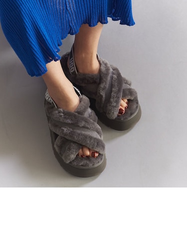 WEB限定】＜UGG(アグ)＞DISCO CROSS SLIDE サンダル｜ビューティー 